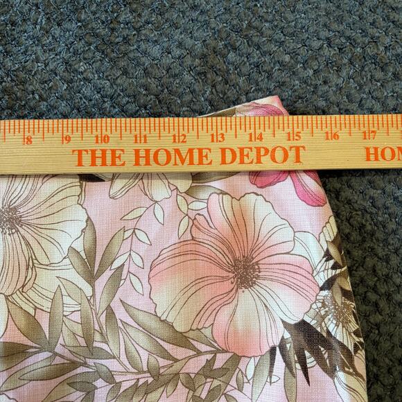 Ann Taylor Loft Silk Blend Midi Skirt 8P Pink Floral Ruffle Feminine Flirty - Picture 5 of 8